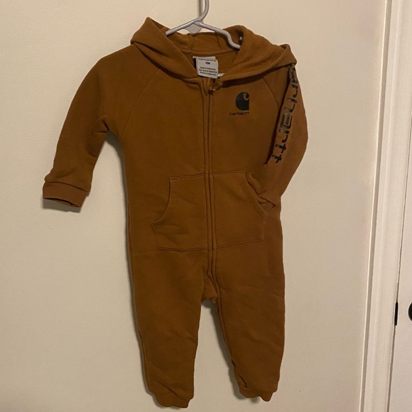 Carhartt One Pieces Carhartt Fleece Fullzip Coveralls For Baby Boy